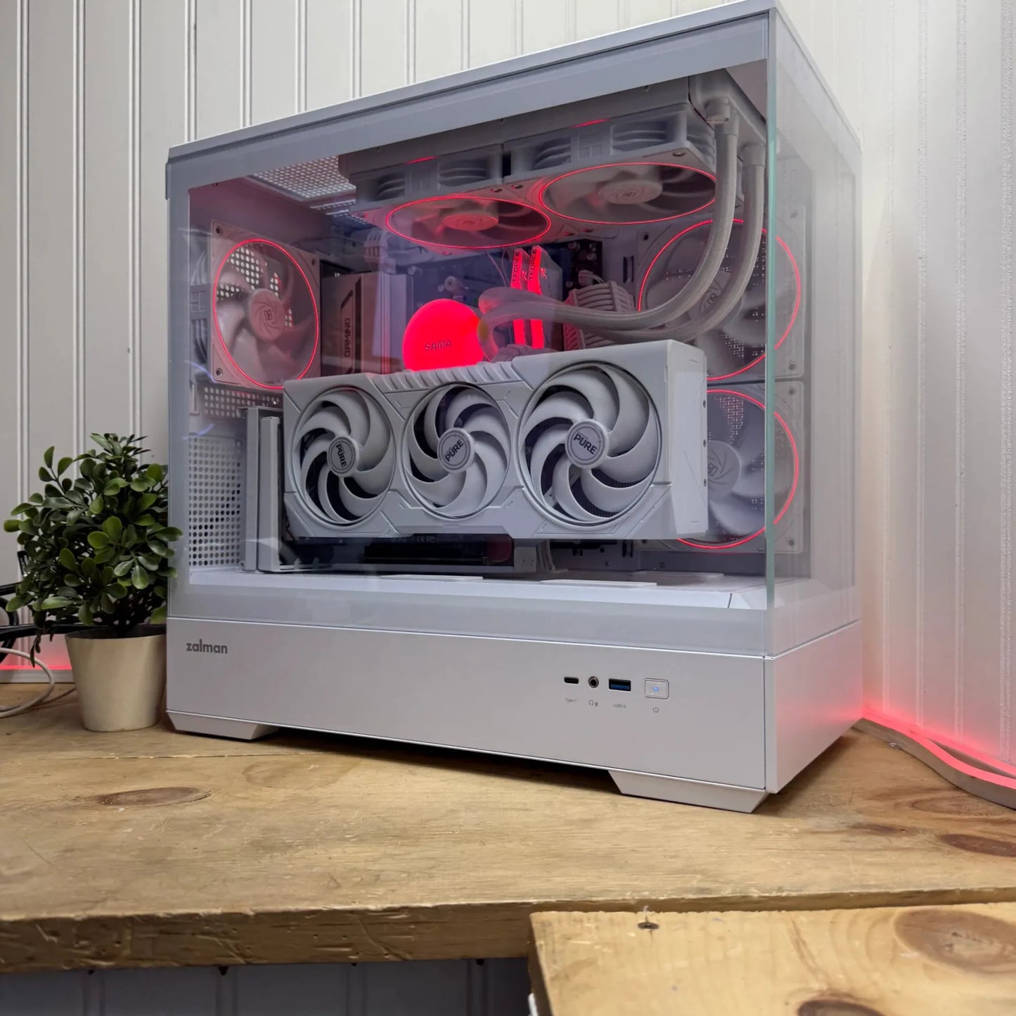 🧊SPRING SNOWFLAKE🧊 7700x/9070/32DDR5/1.5TBNVME/850w/