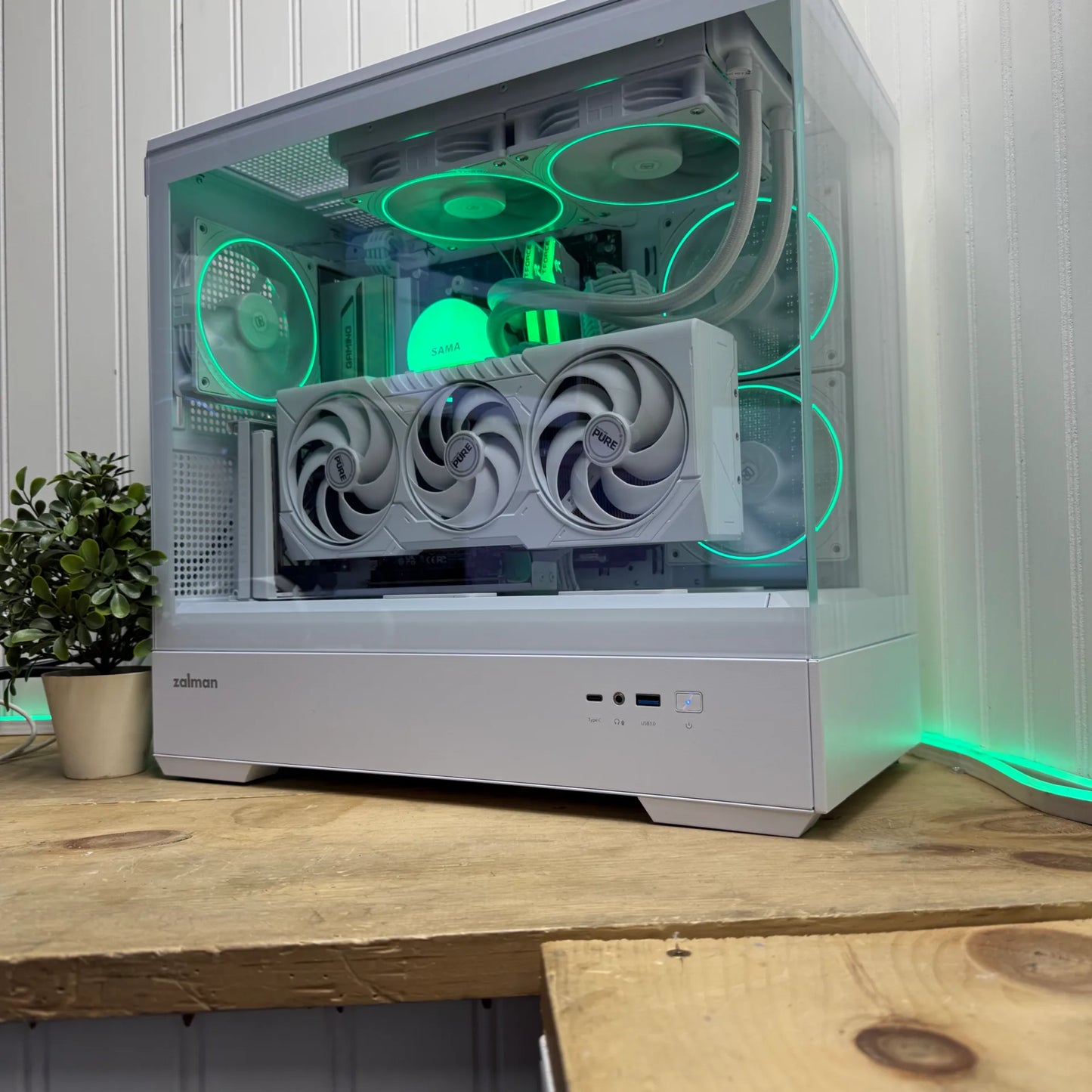 🧊SPRING SNOWFLAKE🧊 7700x/9070/32DDR5/1.5TBNVME/850w/