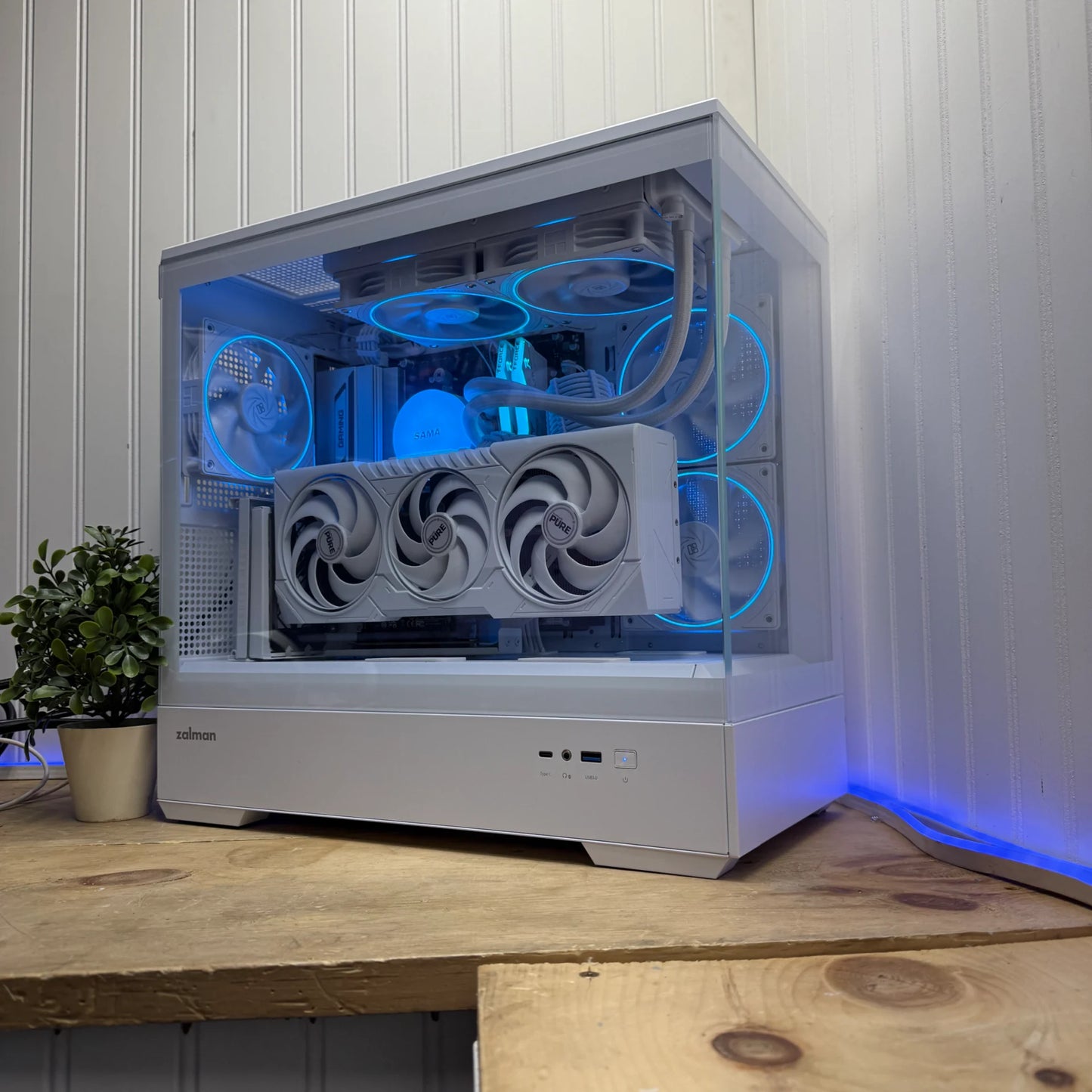 🧊SPRING SNOWFLAKE🧊 7700x/9070/32DDR5/1.5TBNVME/850w/